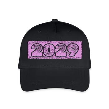 Jahrgang 2029 - Kinder Bio Basecap - Schwarz - Vorne