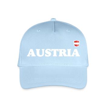 Austria - Organic Kids’ Baseball Cap - light blue - Front
