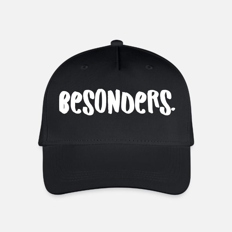 besonders. - Kinder Bio Basecap - Schwarz