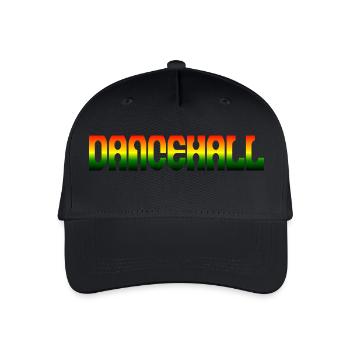 Dancehall - Kinder Bio Basecap - Schwarz - Vorne