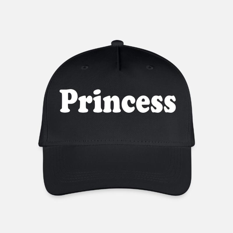 Princess - Kinder Bio Basecap - Schwarz