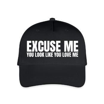 Excusez-moi, vous avez l’air de m’aimer - Casquette de baseball bio Enfant - noir - Devant