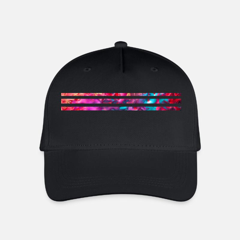 strip - Organic Kids’ Baseball Cap - black
