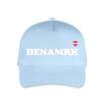 Denmark - Organic Kids’ Baseball Cap - light blue - Front