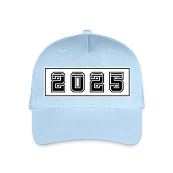 2025 Jahr - Kinder Bio Basecap - Hellblau - Vorne