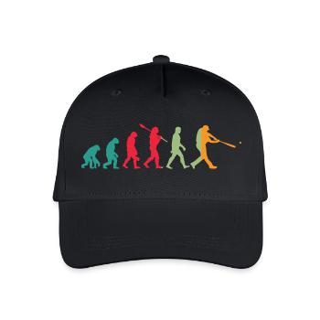 Évolution du basket-ball - Casquette de baseball bio Enfant - noir - Devant