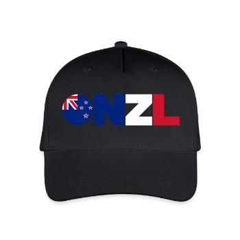 New_Zealand - Casquette de baseball bio Enfant - noir - Devant