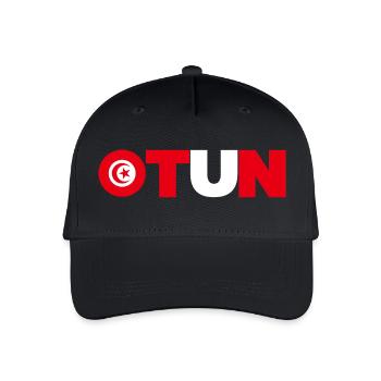 Tunisie - Casquette de baseball bio Enfant - noir - Devant