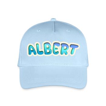 Albert als Beruf - Kinder Bio Basecap - Hellblau - Vorne