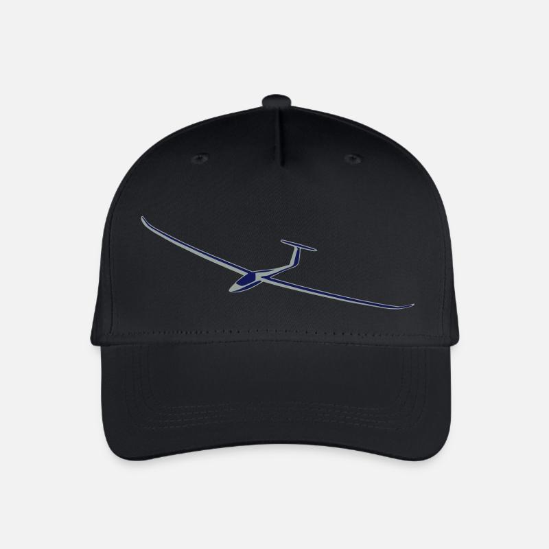 segelflugzeug - Kinder Bio Basecap - Schwarz