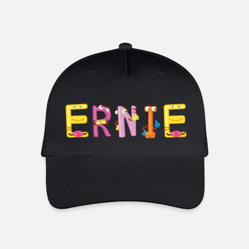 Ernie - Kinder Bio Basecap - Schwarz