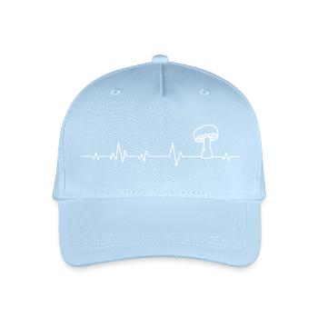 Champignons Champignons cèpe - Casquette de baseball bio Enfant - bleu clair - Devant