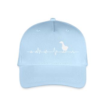 Gans Gänse - Kinder Bio Basecap - Hellblau - Vorne