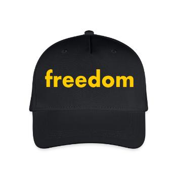 Freedom - Organic Kids’ Baseball Cap - black - Front