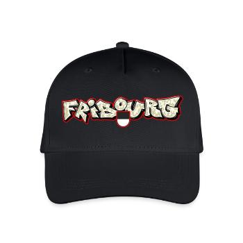 Fribourg Graffiti - Casquette de baseball bio Enfant - noir - Devant