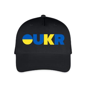 Ukraine - Organic Kids’ Baseball Cap - black - Front