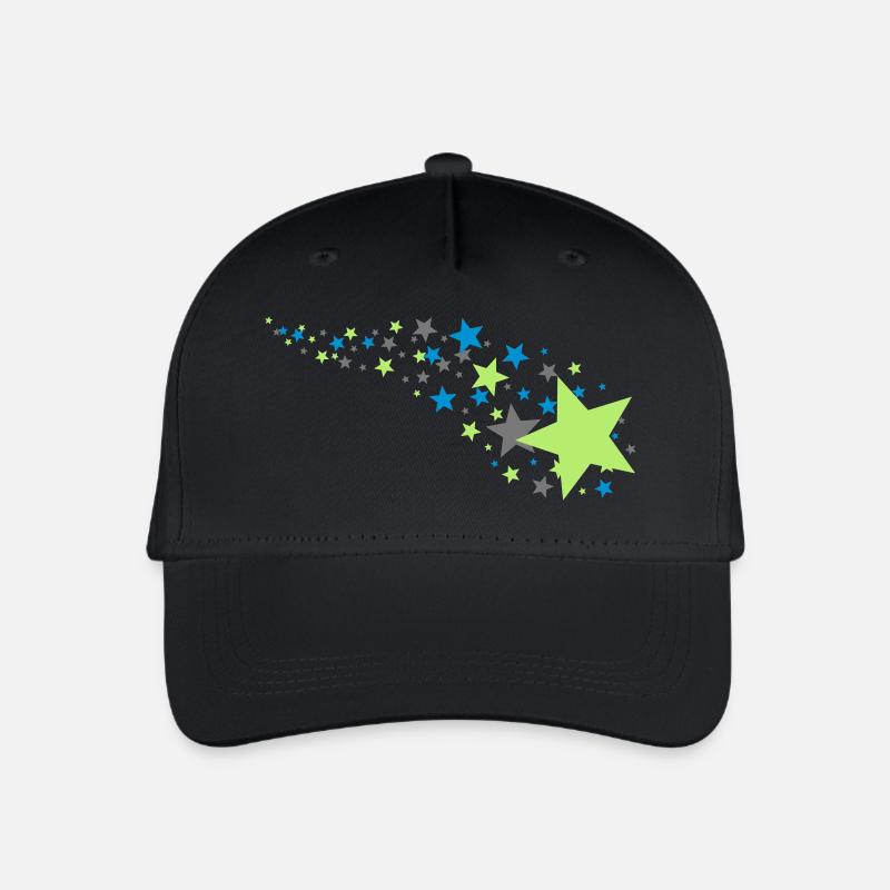 150_sterne - Casquette de baseball bio Enfant - noir