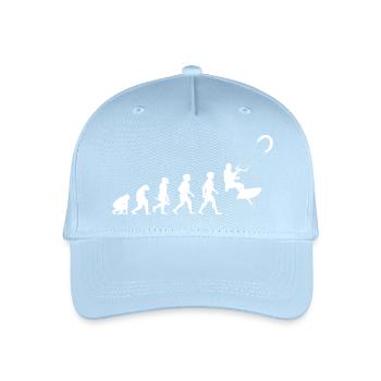 Evolution Kitesurfing Kiteboarding Steering Kite Sailing - Organic Kids’ Baseball Cap - light blue - Front