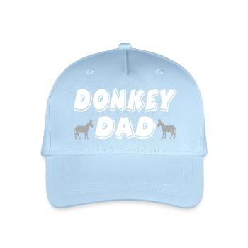 Donkey - Organic Kids’ Baseball Cap - light blue - Front
