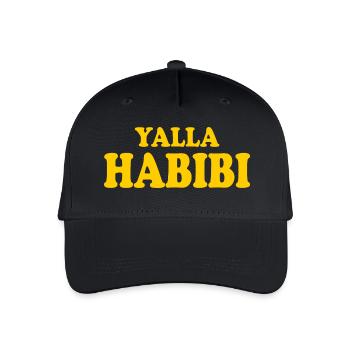 Yalla habibi - Kinder Bio Basecap - Schwarz - Vorne