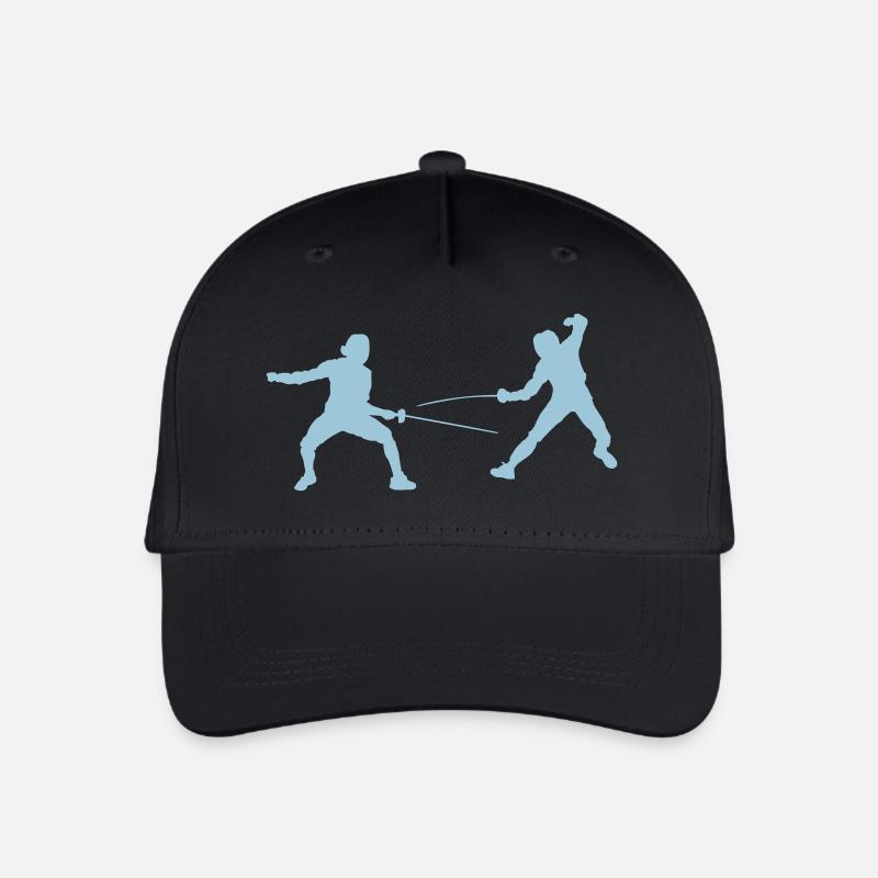 fencing - Organic Kids’ Baseball Cap - black