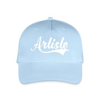 artist - Organic Kids’ Baseball Cap - light blue - Front