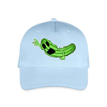 Horreur de concombre zombie - Casquette de baseball bio Enfant - bleu clair - Devant