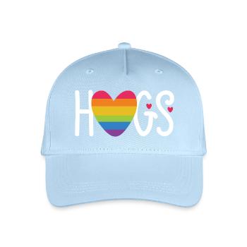 LGBT Pride Monat - Umarmungen - Kinder Bio Basecap - Hellblau - Vorne