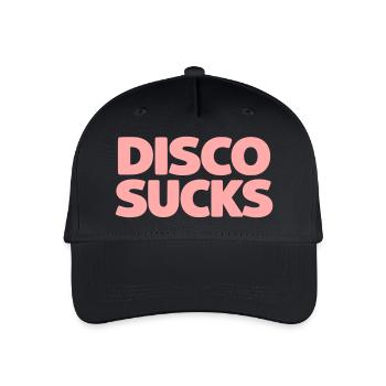 Disco ist - Kinder Bio Basecap - Schwarz - Vorne