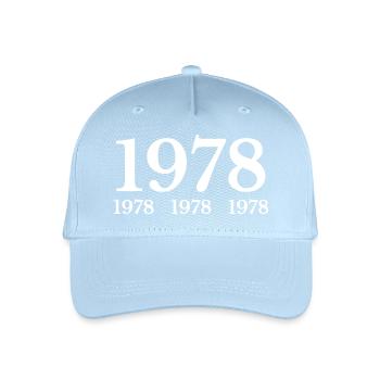 1978 - Kinder Bio Basecap - Hellblau - Vorne