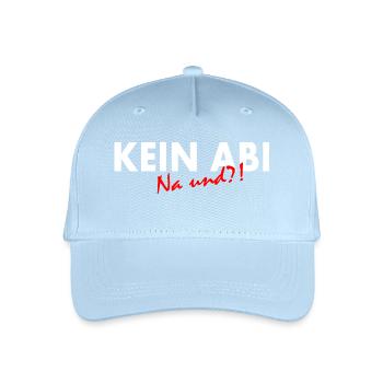 Kein abi na und - Kinder Bio Basecap - Hellblau - Vorne