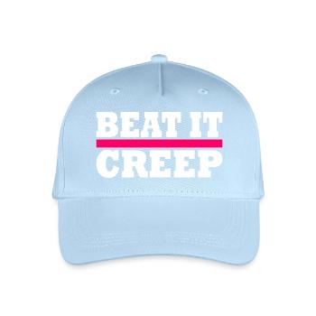 Beat it creep - Kinder Bio Basecap - Hellblau - Vorne