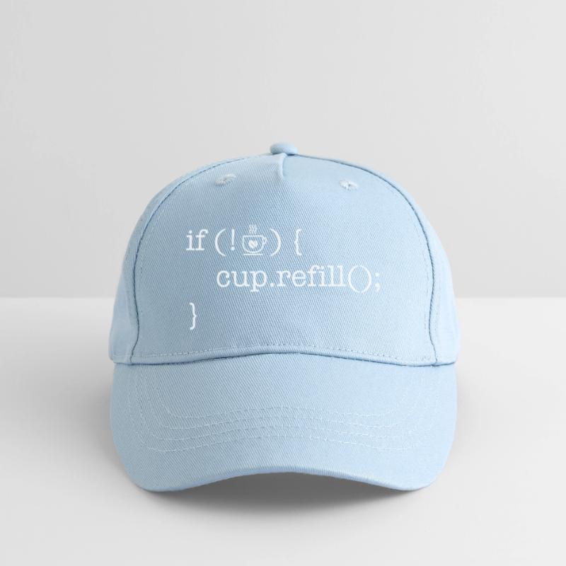 Coffee code lover software developer programmer Organic Kids’ Baseball Cap