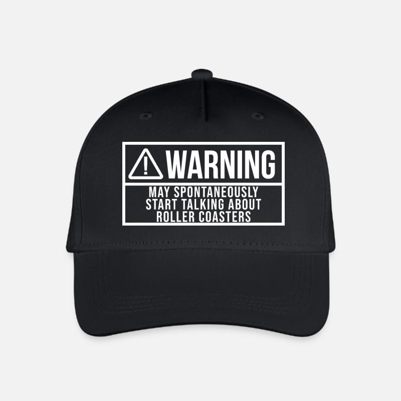 Achterbahn - Kinder Bio Basecap - Schwarz