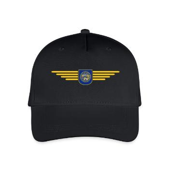 Nebraska Fan T-Shirt – Perfekt für Fans! - Kinder Bio Basecap - Schwarz - Vorne