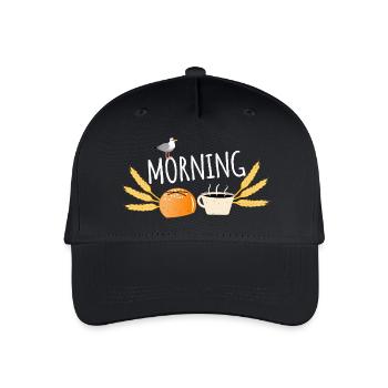 Guten Morgen - Kinder Bio Basecap - Schwarz - Vorne
