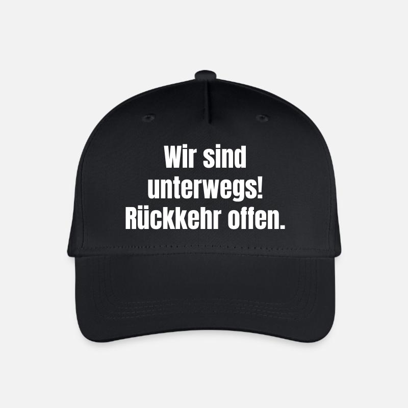 Nous sommes en route, retour ouvert - Casquette de baseball bio Enfant - noir