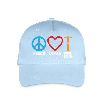  Pogo Stick Jumper Bouncing Champion Pogo Stick - Organic Kids’ Baseball Cap - light blue - Front