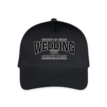 Wedding black print - Kinder Bio Basecap - Schwarz - Vorne