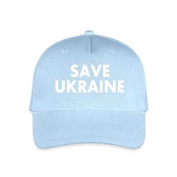 Save ukraine - Organic Kids’ Baseball Cap - light blue - Front