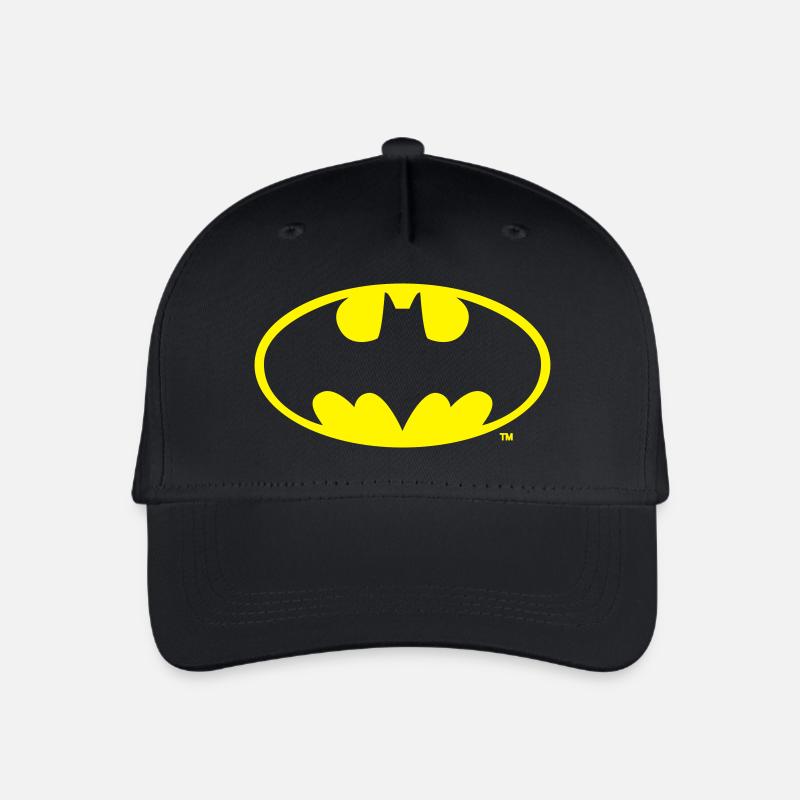 Batman Logo classic Snapback Cap - Kinder Bio Basecap - Schwarz