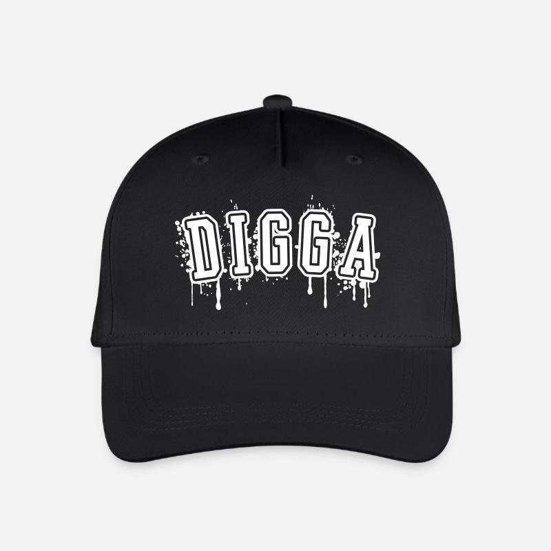 DIGGA - Kinder Bio Basecap - Schwarz