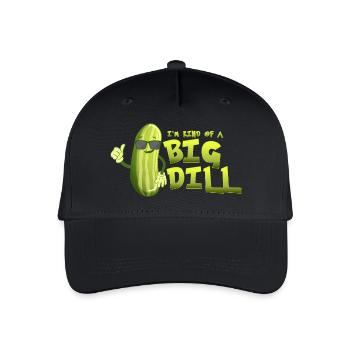 I'm Kind Of A Big Dill Cucumber Vegan Pickle - Kinder Bio Basecap - Schwarz - Vorne