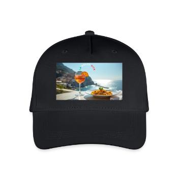 La dolce vita - Casquette de baseball bio Enfant - noir - Devant