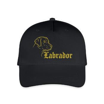 Labrador – Élégance intemporelle - Casquette de baseball bio Enfant - noir - Devant