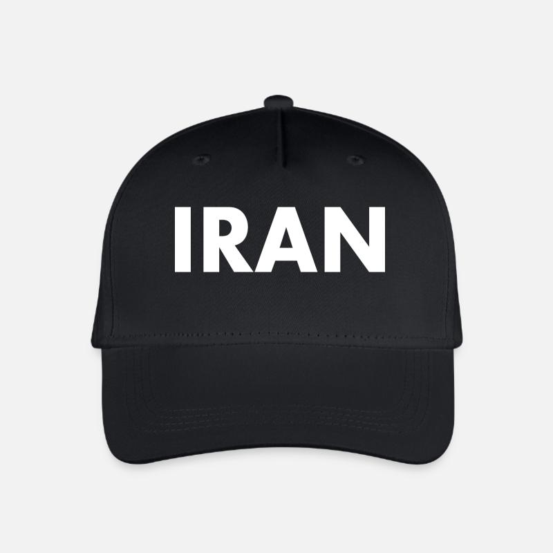 Iran - Organic Kids’ Baseball Cap - black