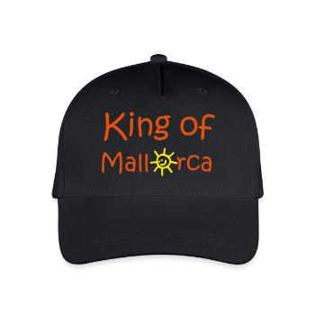 Mallorca - Kinder Bio Basecap - Schwarz - Vorne
