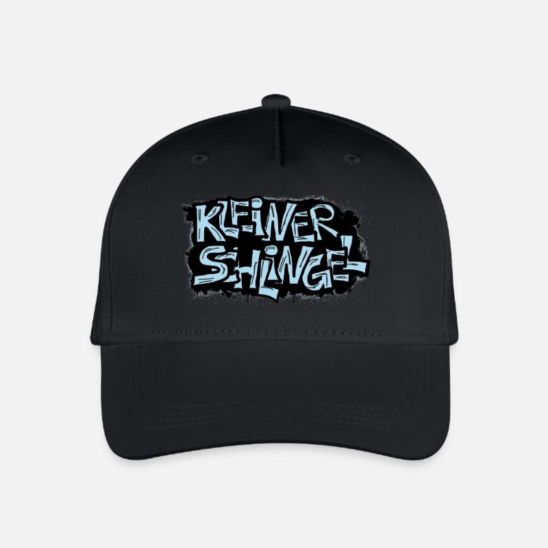 kleiner schlingel graffit - Kinder Bio Basecap - Schwarz