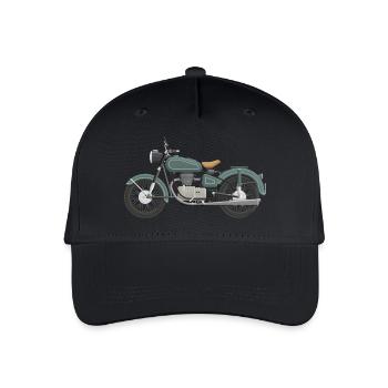 moto - Casquette de baseball bio Enfant - noir - Devant