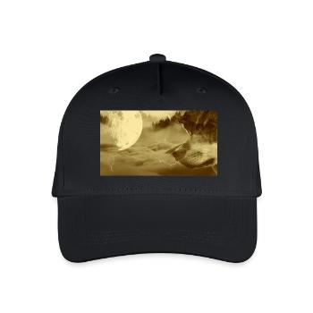 Wolf Fantasie - Kinder Bio Basecap - Schwarz - Vorne